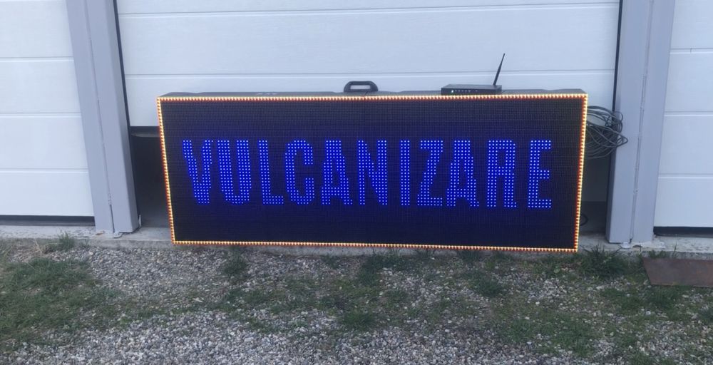 Reclame luminoase led exterior FARMACIE  , programabile , panou led