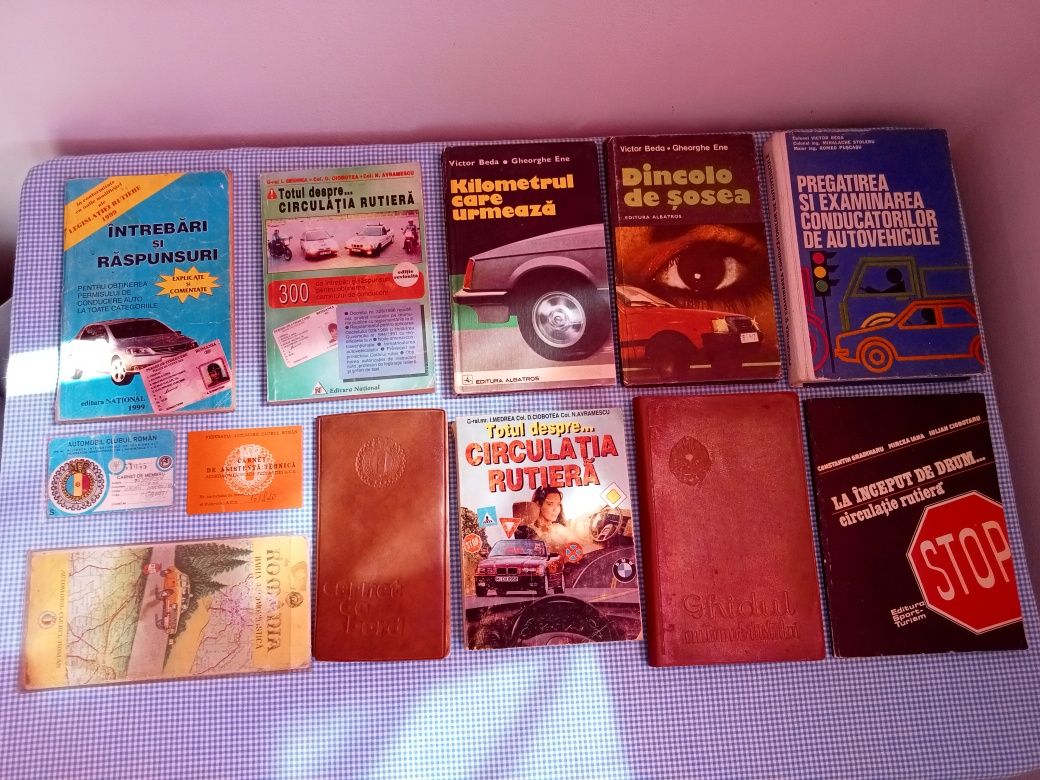 Cărți vechi tematica auto, ACR,Dacia 1300,1100,1310