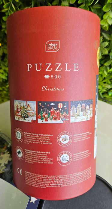 Коледен пъзел в тубус.