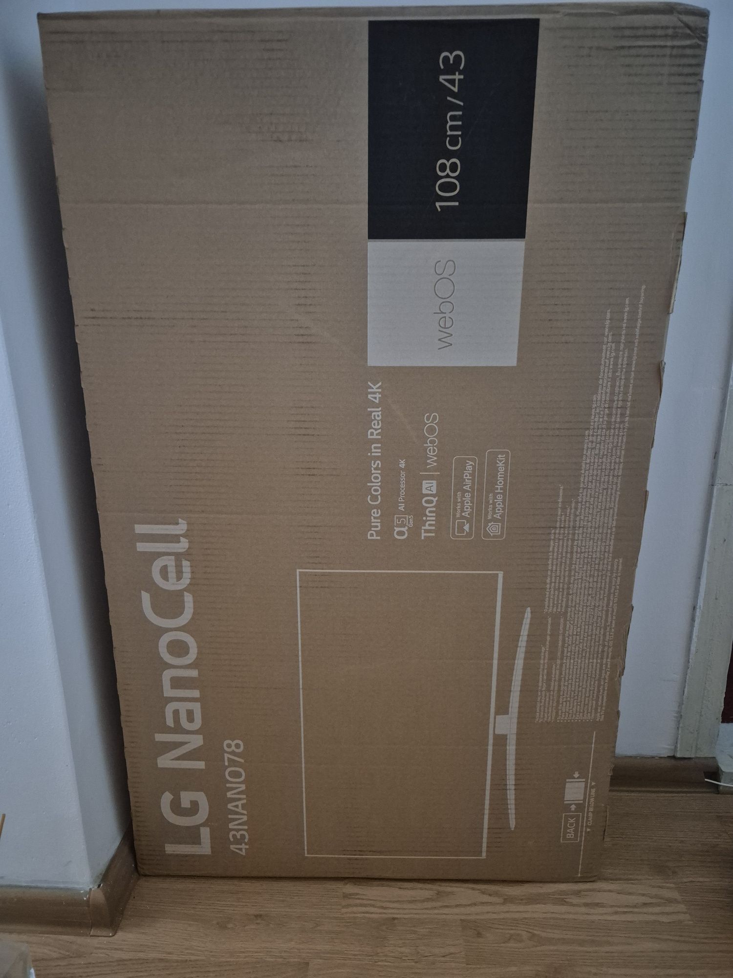 Televizor Smart LG ULTRA HD 4K, HDR NanoCell 43NANO783QA 108cm ca Nou!
