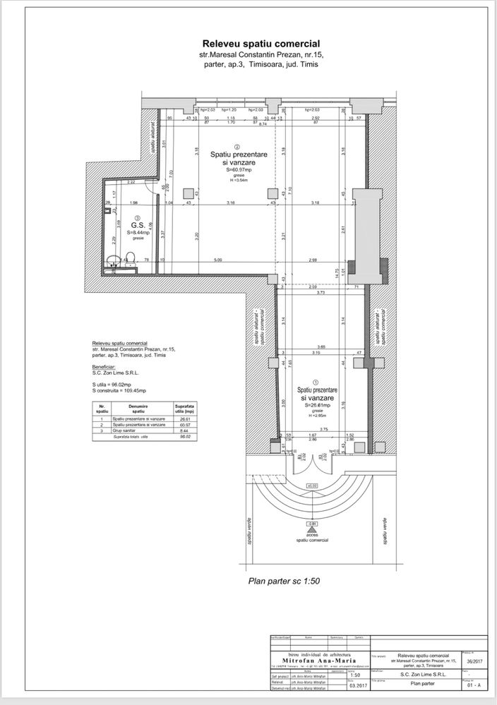 Inchiriem spatiu comercial ( Firma )