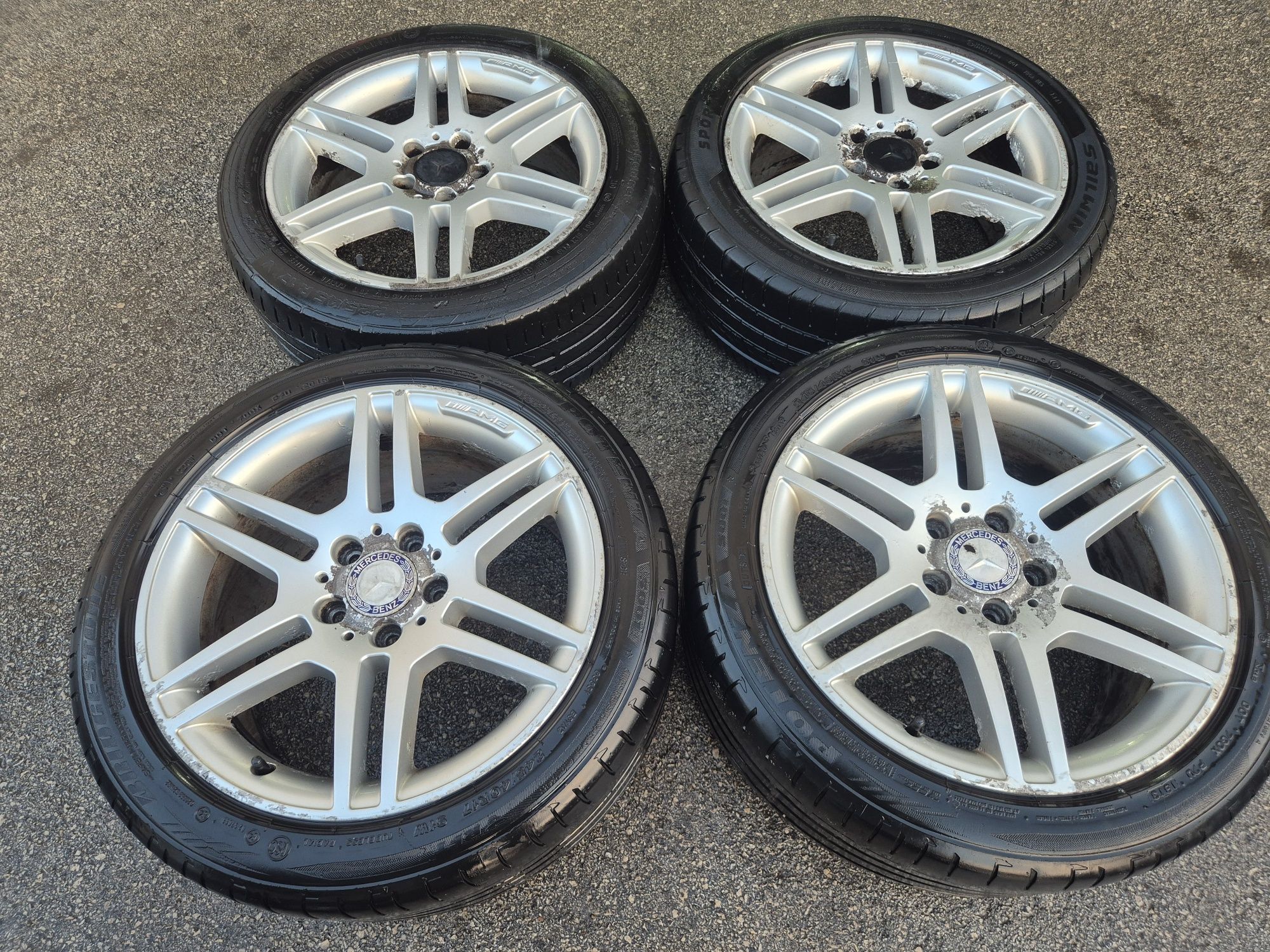 5х112/17 AMG Mercedes W204 с гуми Мерцедес Спорт пакет C class