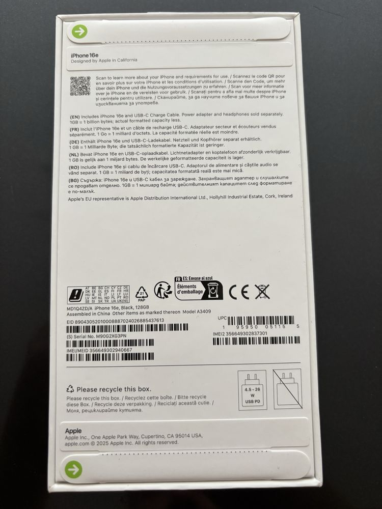 iPhone 16e 128 GB