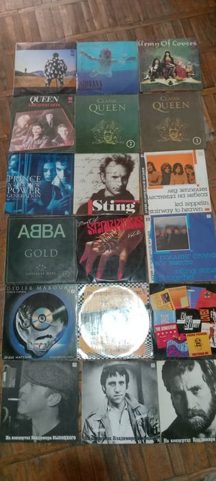 Советские виниловые диски.