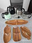 Cani cafea de filtru din sticla, inox