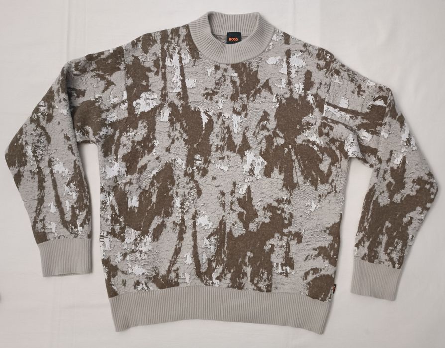 Boss Kalmtree Pullover оригинален пуловер M Бос пуловер