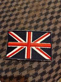 Emblema brodata petic textil  Union Jack