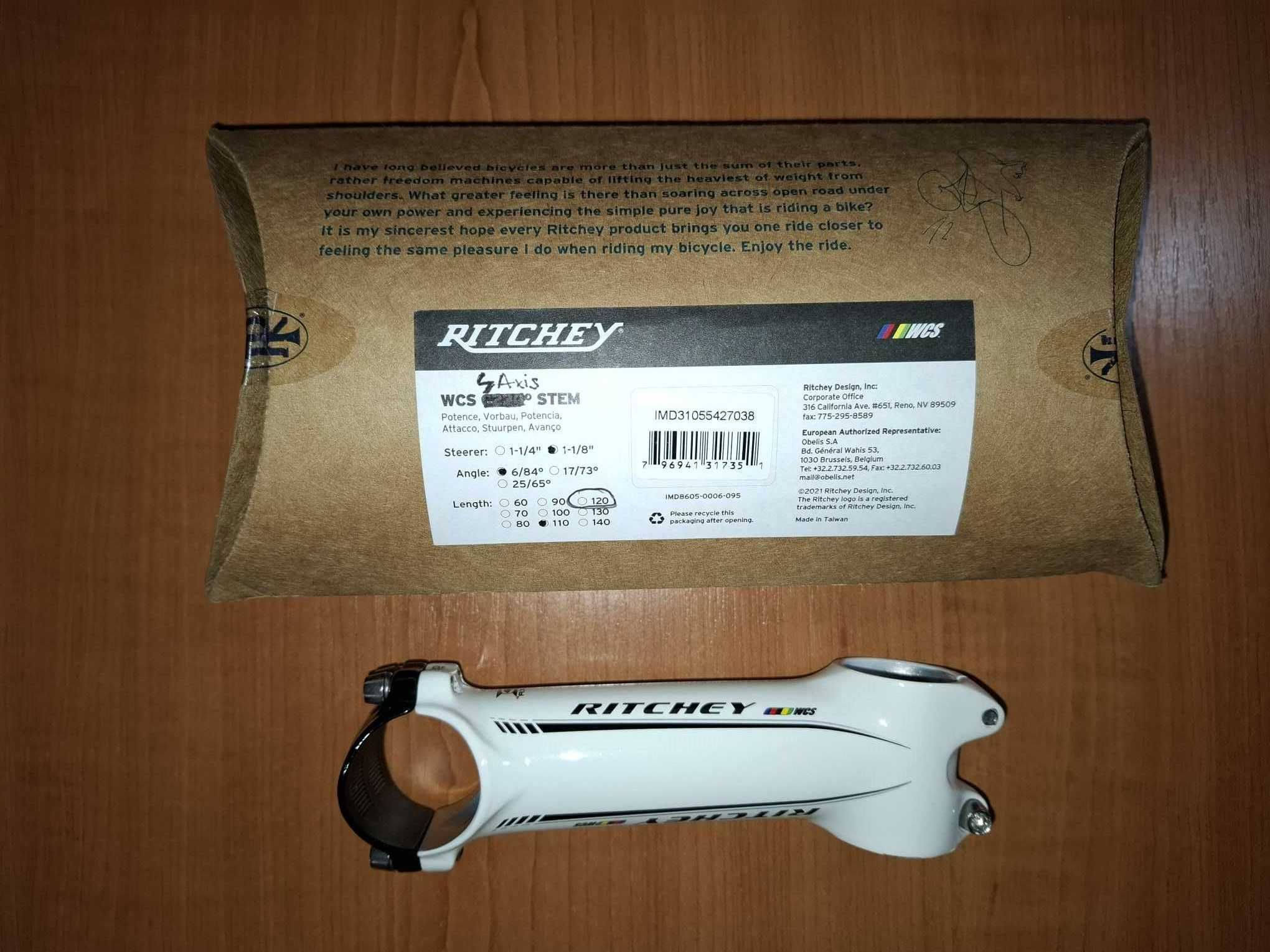Ritchey WCS 4 Axis 1 -1/8 120 mm 6*