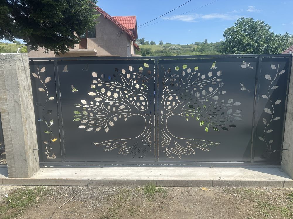 Porti garduri tabla decupata