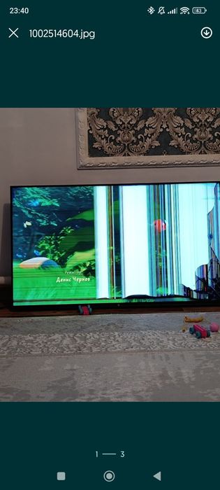 Телевизор на запчасть / смарт tv Quat