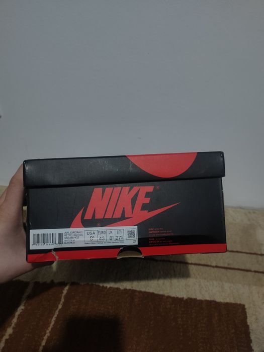 Vand jordan 1 hyper royal 43