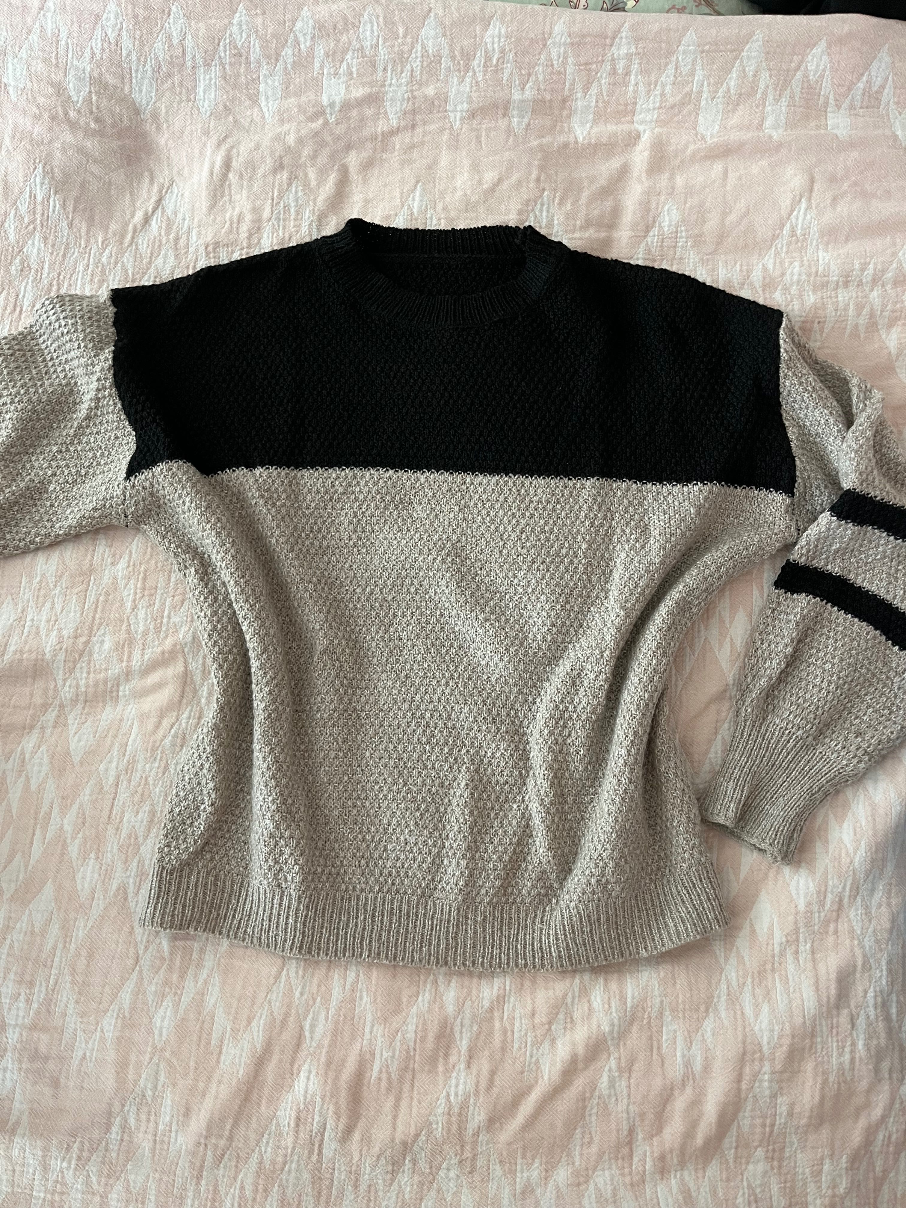 Pullover loose fit si subtire Shein