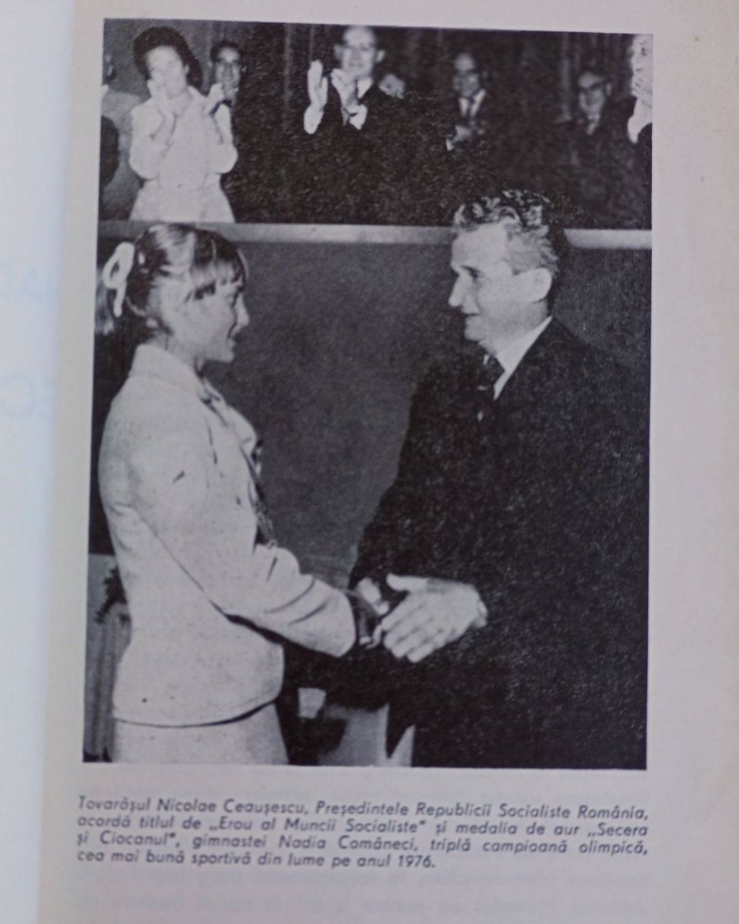 Nadia Comăneci 1978, Echipa de Aur, Carte cu dedicație , autograf