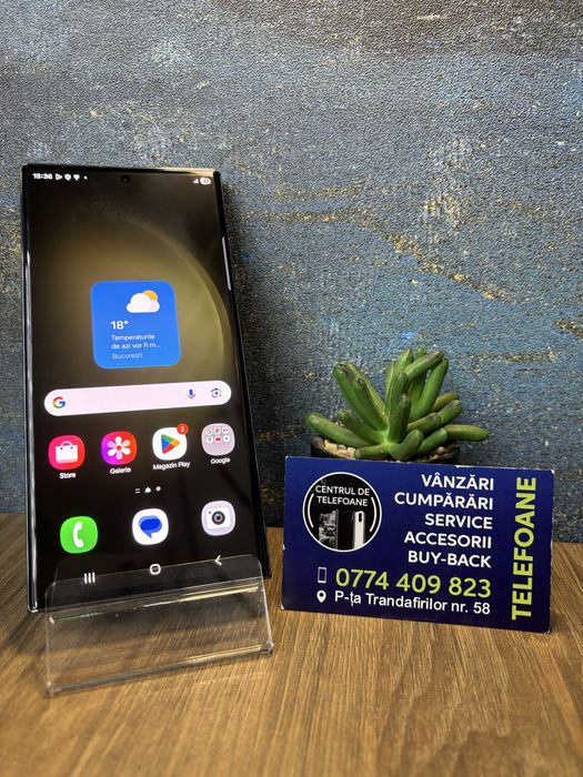 Samsung Galaxy S23 Ultra/256Gb/Garantie 2Ani Centrul de Telefoane/Rate