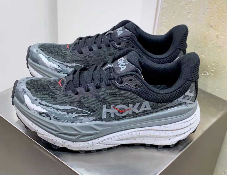 Нови мъжки маратонки Hoka Stinson 7 Black / Outer Orbit