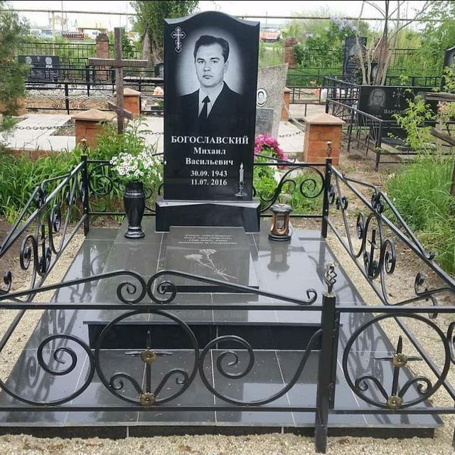 Памятники из гранита чёрного Габбро
