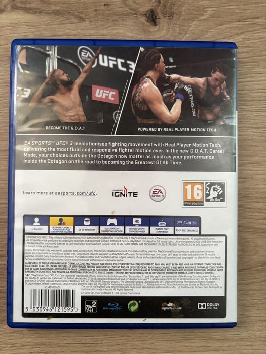 UFC3 EASports ps4