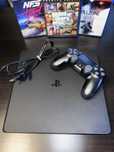 Ps 4 slim 500gb cu controller și cu 3 jocuri