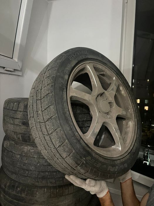 Продам титанки 215.55.R17 комплект