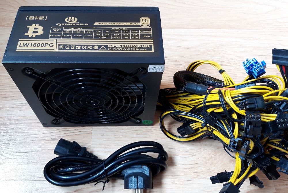 Захранване за Риг / Miner Копач / Power Supply 1600W / PSU за компютър