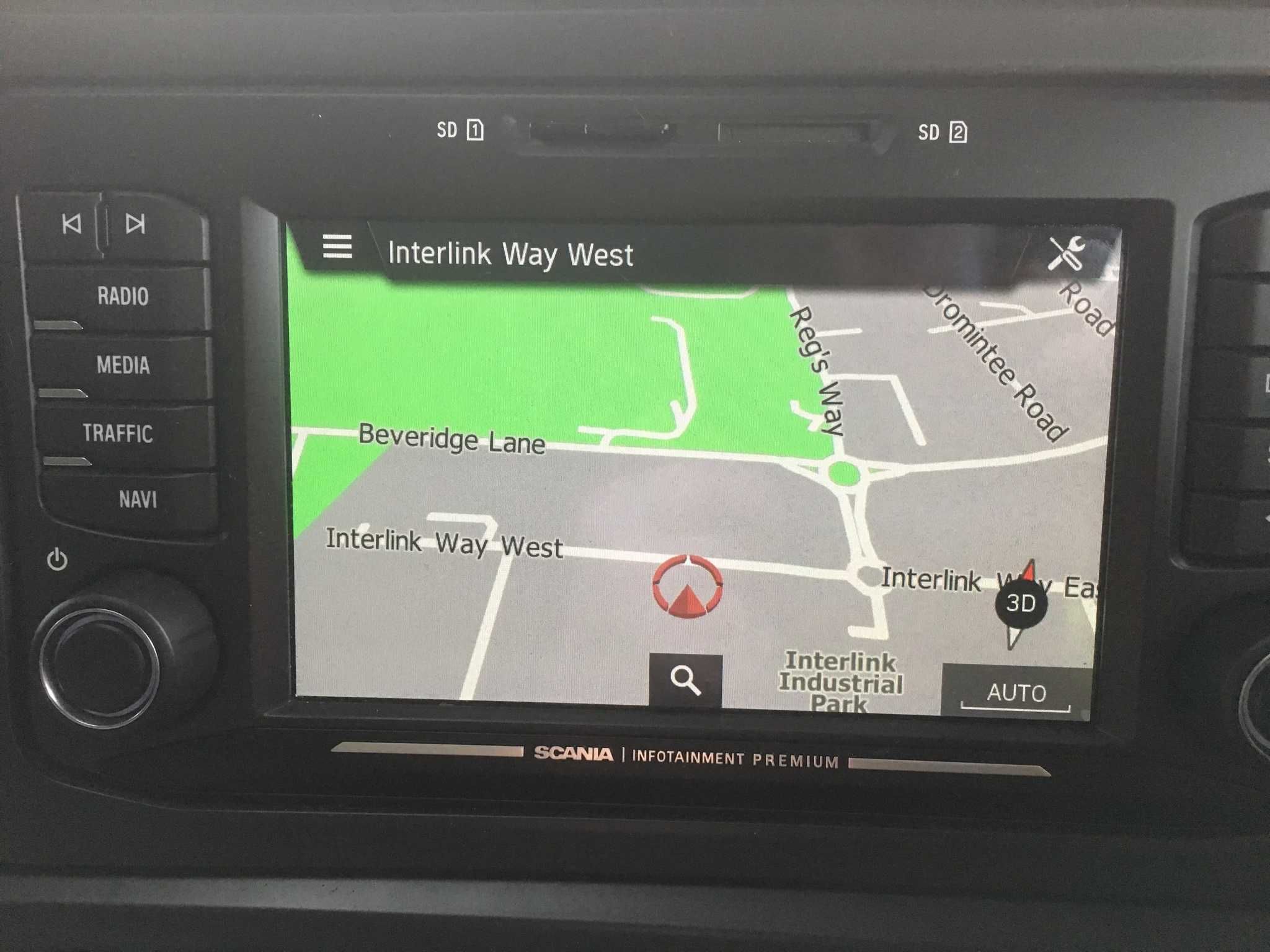 GPS SD Card SCANIA Touch Screen Premium 7'' Full Europa