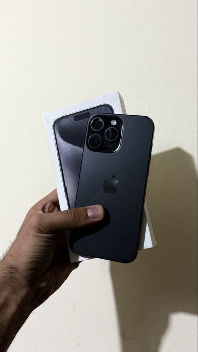 Iphone 15 pro max 256gb 88% yomkist Black Titanium