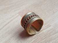 Unisex пръстен имитиращ злато