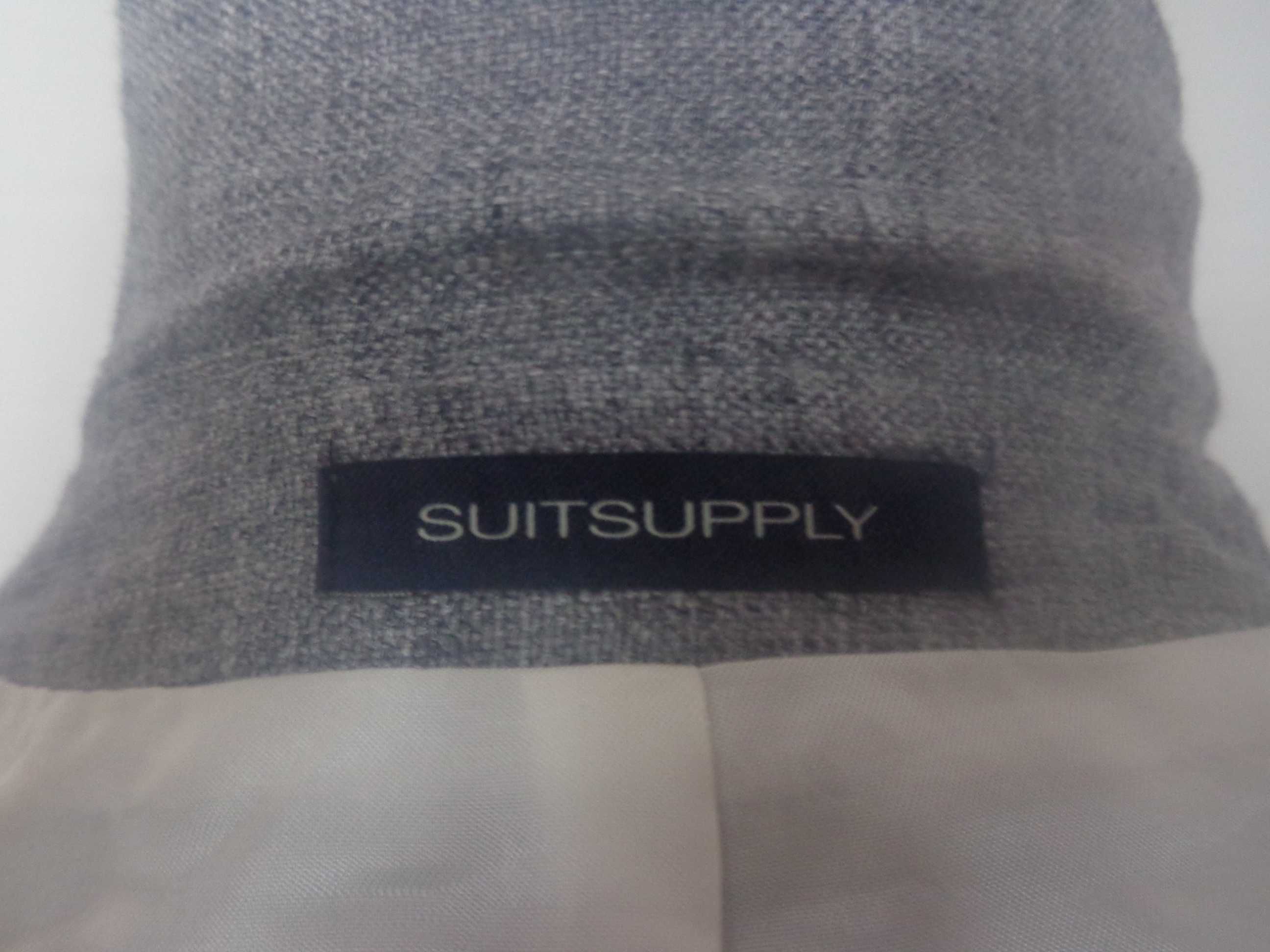 Sacou Suitsupply Havana Patch din in marimea 52