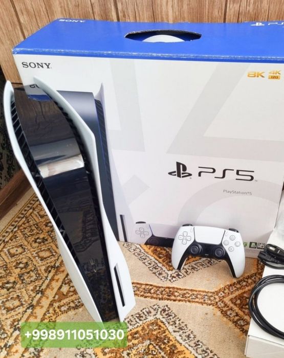 PlayStation 5 CD 4kUltraHD 120ghz  825SSD 3-reviziya Full komlekt