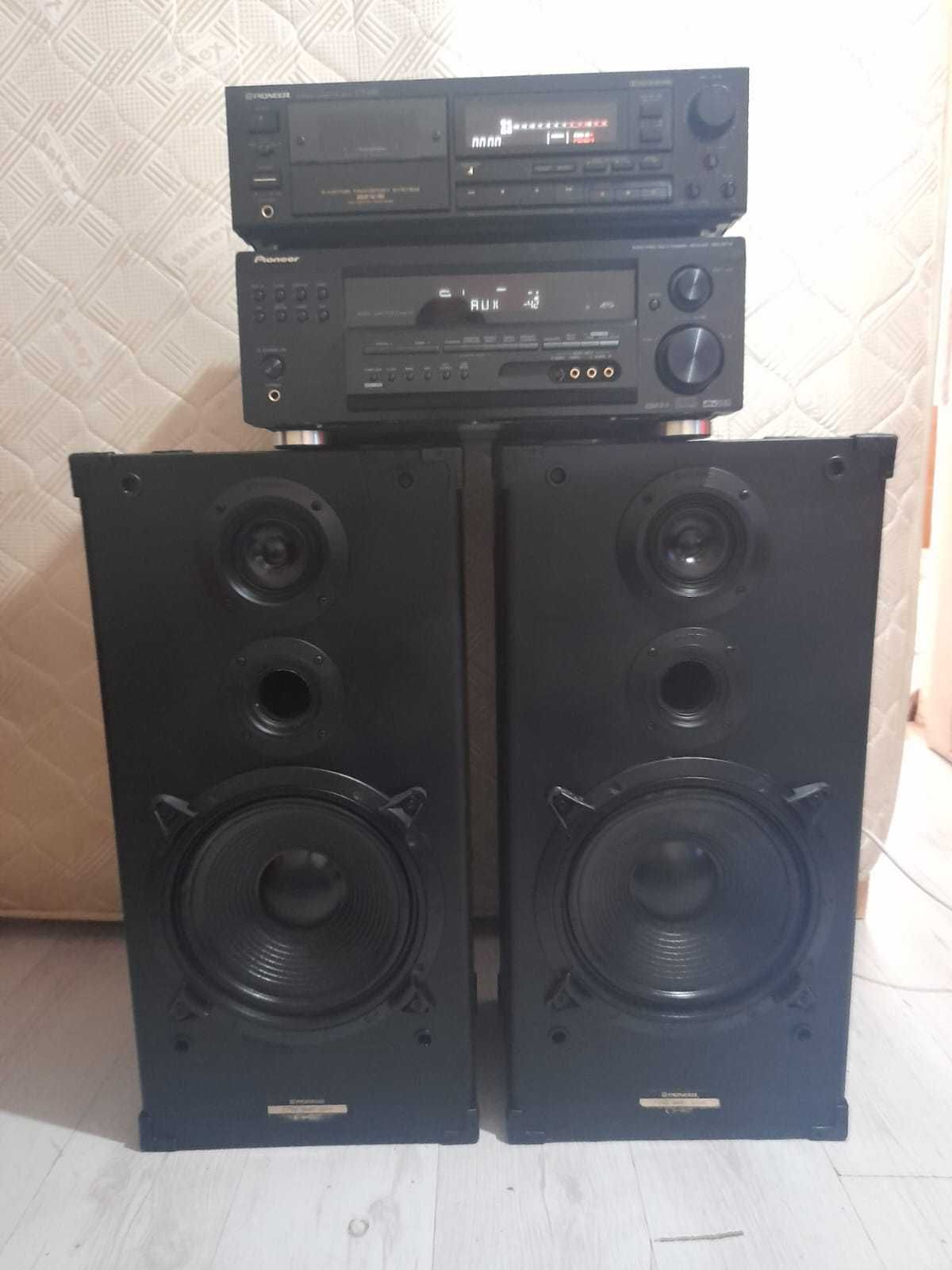 linie audio deck amplificator cd md cdr boxe