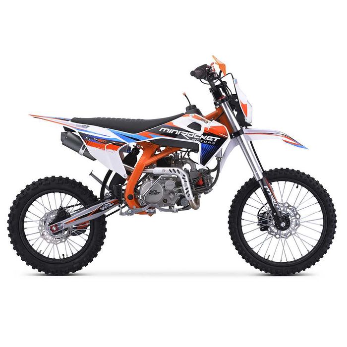 Motocicleta cross 125cc Mini Rocket DT 17/14" 4T benzina portocaliu