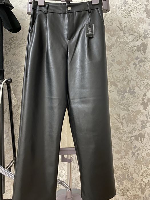 Кожанные брюки новые