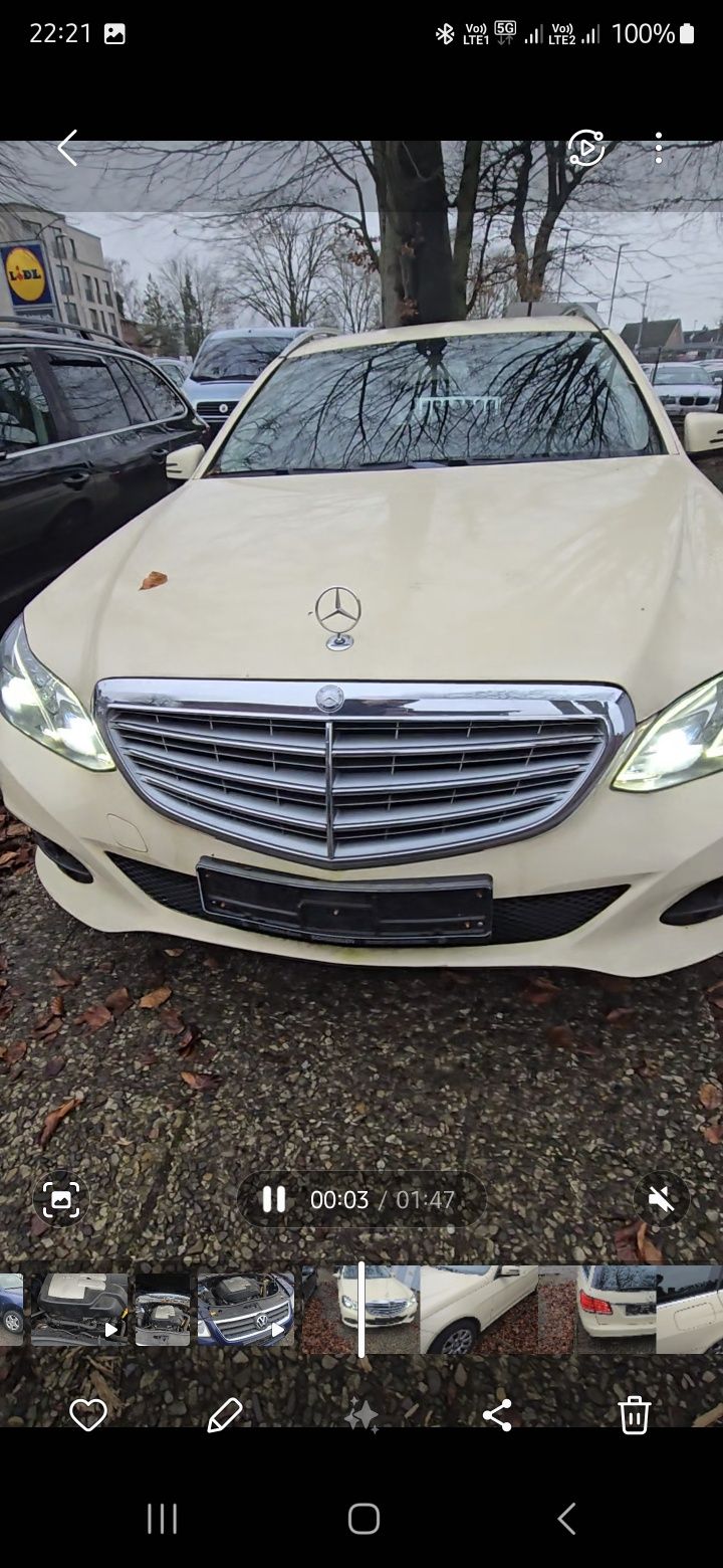 Balamale pirotehnice Capota aripi stanga dreapta Mercedes E-Class W212