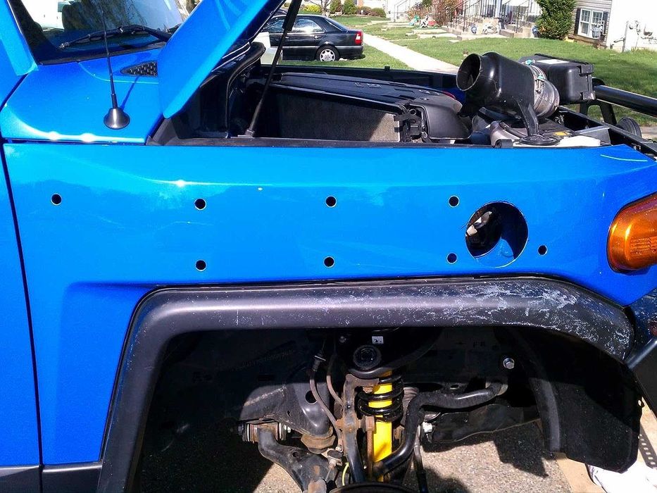 Snorkel Toyota Land Cruiser FJ 4.0 V6 montaj partea dreapta