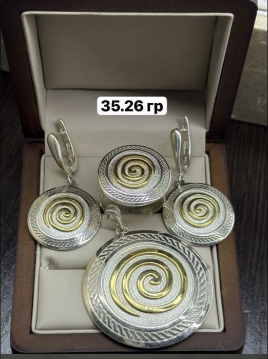 Серебряные наборы 925 пробы!