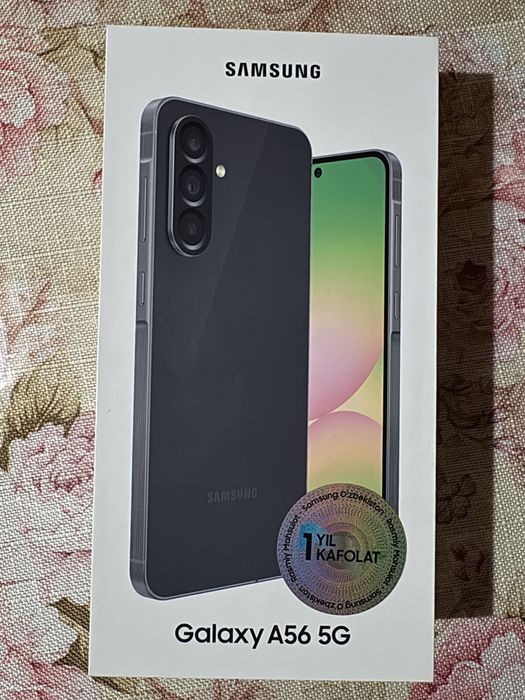 NEW SAMSUNG A56 128гб. Black (черный)!