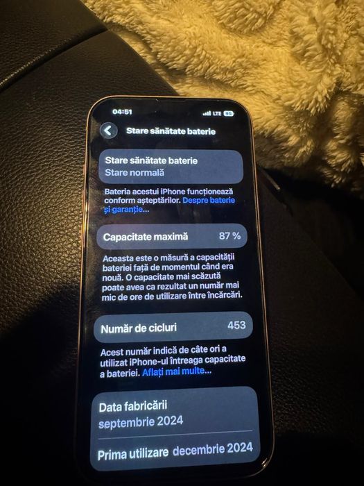 iphone 15 roz 128gb in stare foarte buna