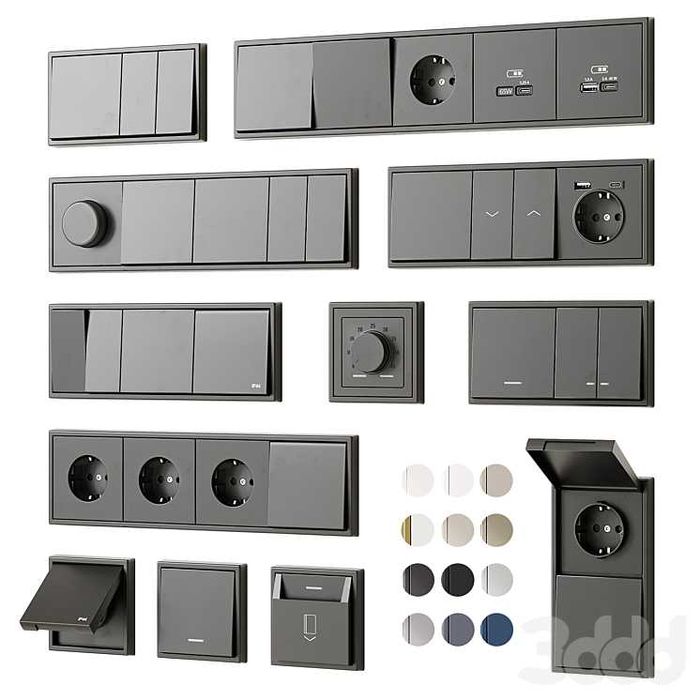 Розетки, выключатели Art Gallery. В ассортименте