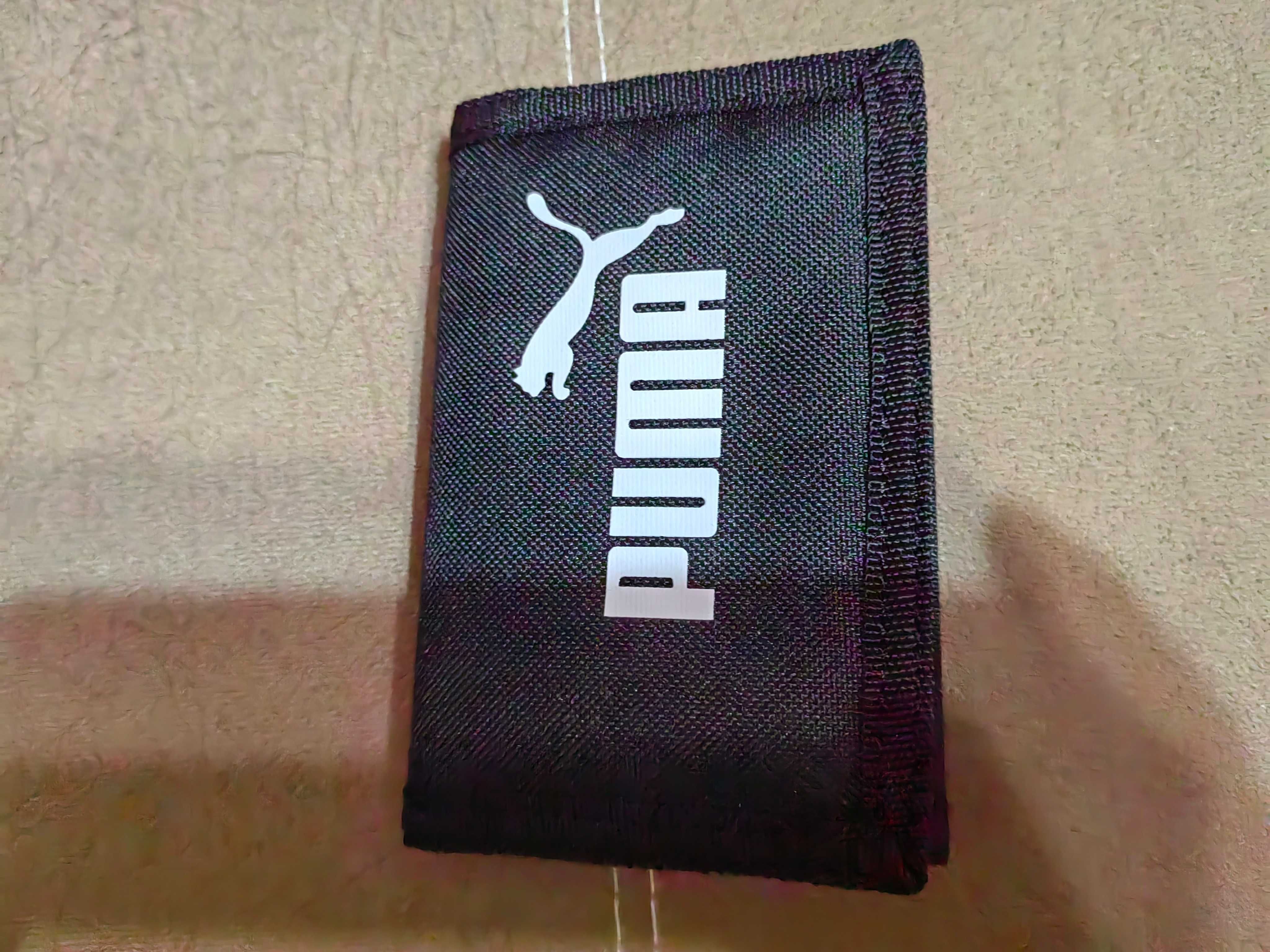 Черно спортно портмоне Puma