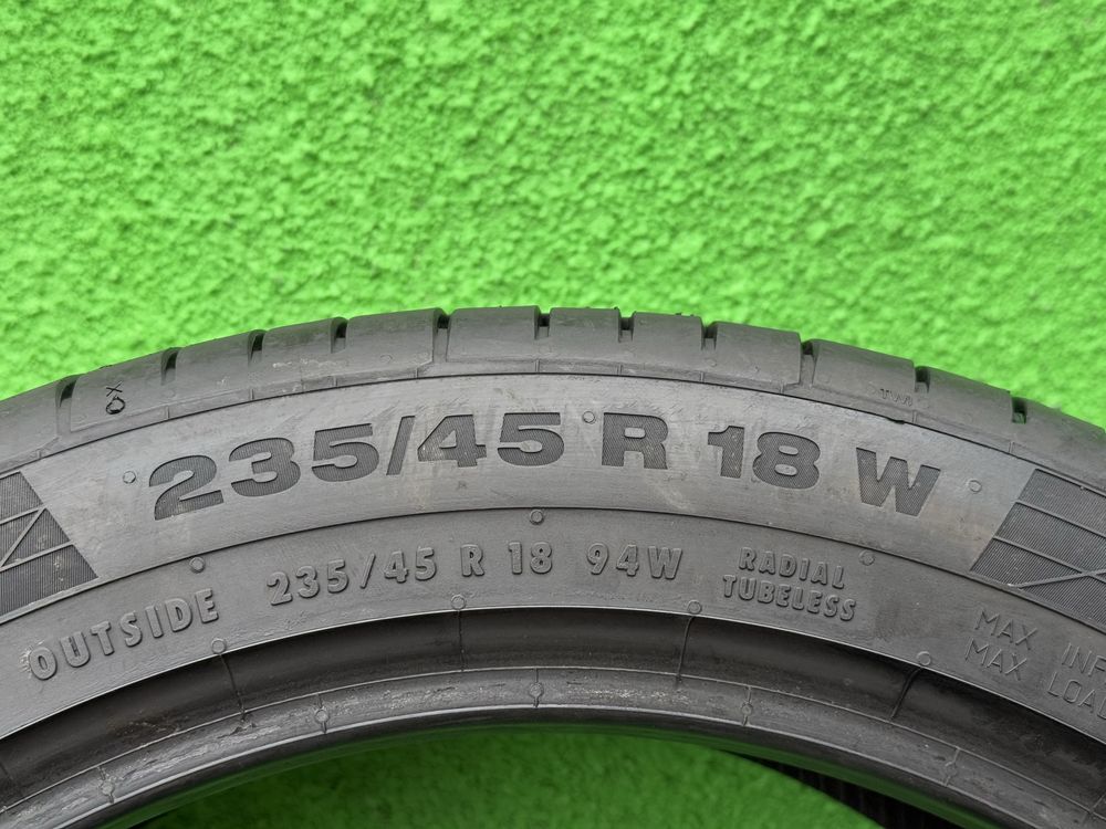 235/45/18 CONTINENTAL Profil 6.7mm profil  90%