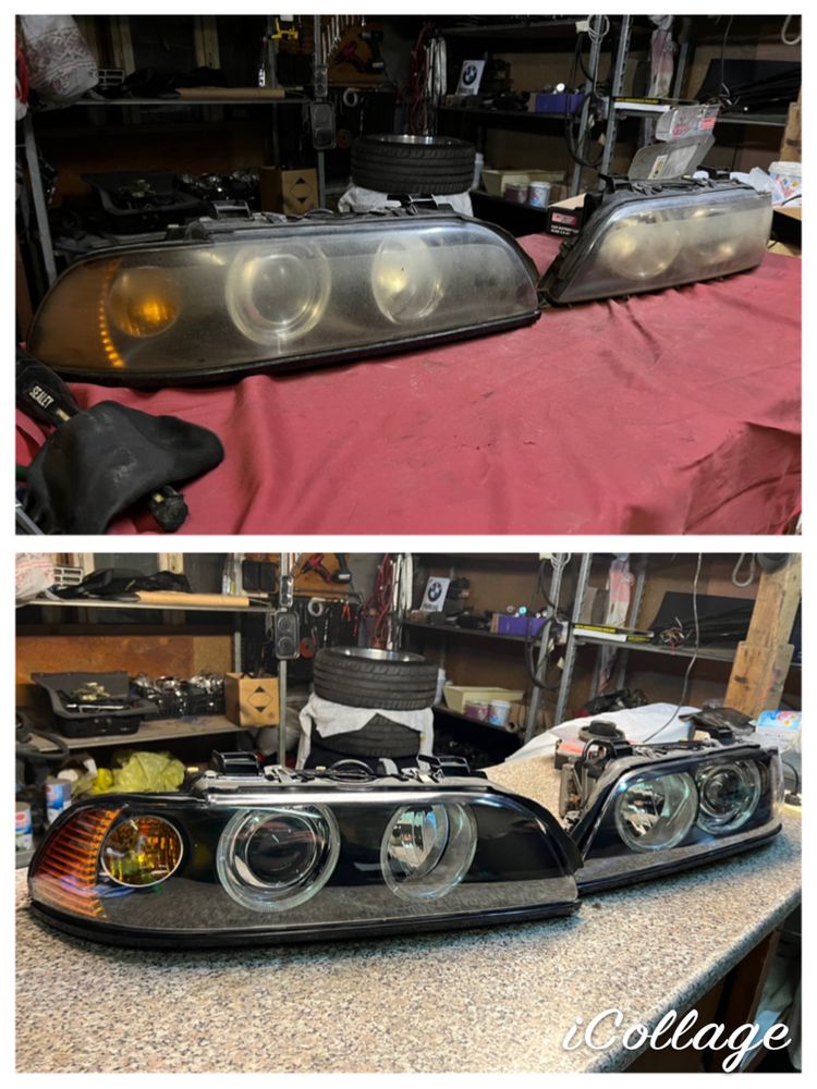 Reconditionare faruri bmw seria 5 e39