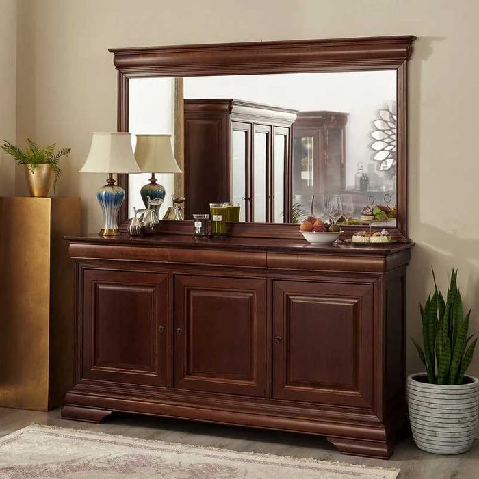 Comodă inalta cu 3uși3 sertare LOUIS PHILIPPE Mobexpertfara zgarieturi