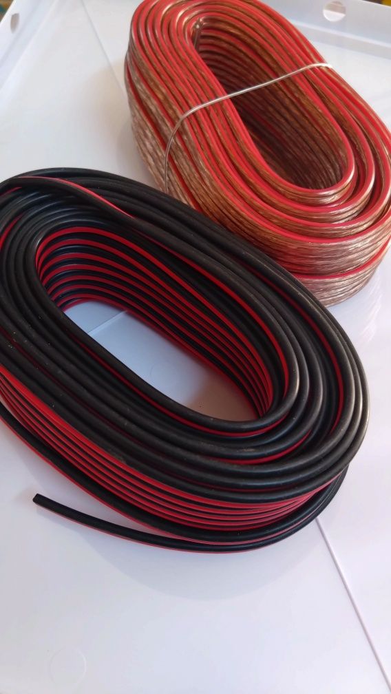 Cabluri difuzor roșu/negru well