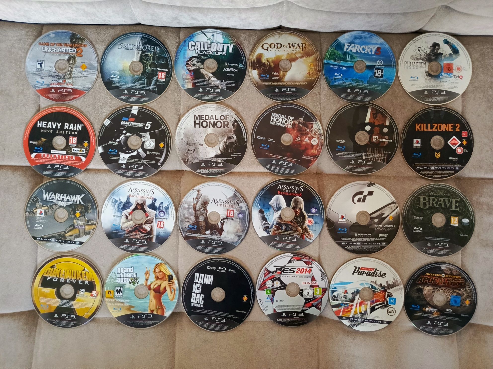 Ps3 fat slim super slim uchun orginal disklar игры для пс3