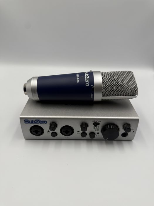 Placa de sunet + microfon studio Subzero