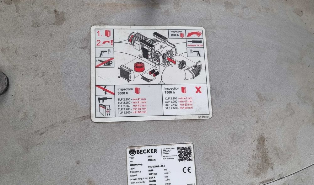 Вакуум помпа BECKER VTLF.2-250