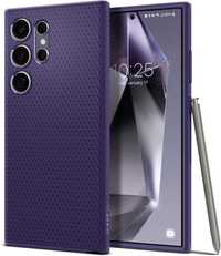 Калъф Spigen Liquid Air за Samsung Galaxy S24 Ultra, тъмно лилав
