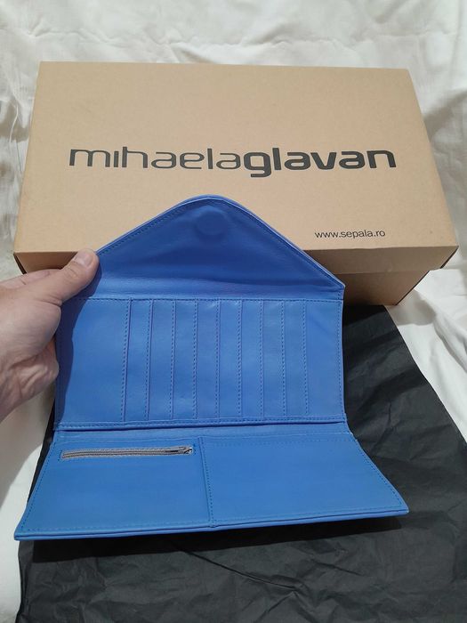 Portofel din piele naturala editie limitata Mihaela Glavan