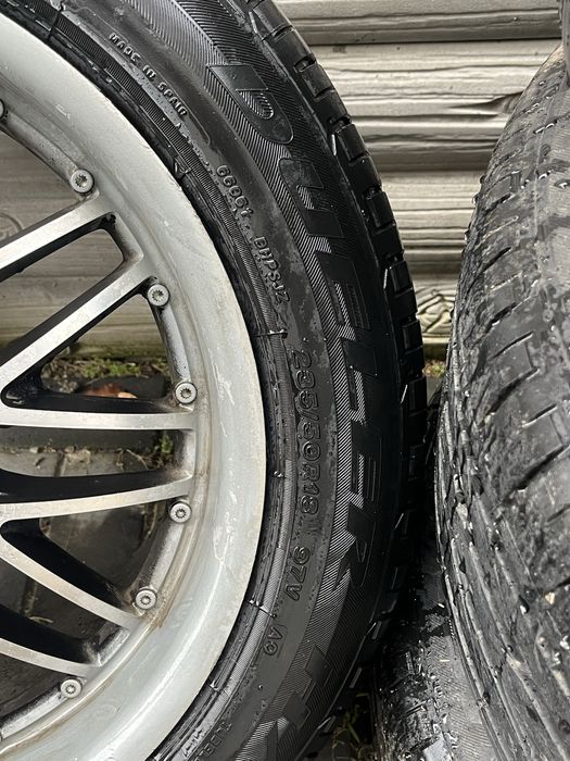 4 Jante aluminiu DOTZ cu anvelope 235/50/R18 vara Brigestone SPAIN