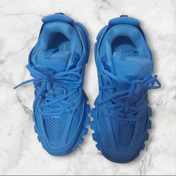Balenciaga tracks baby blue designer mcqueen